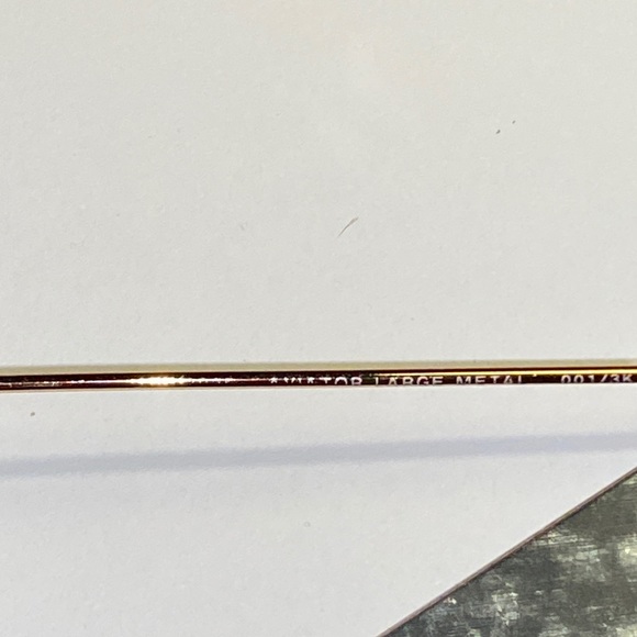 EUC!! Ray-Ban Aviator Sunglasses 55014 - Picture 13 of 15